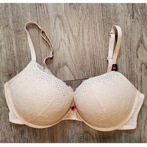 La Senza Lace and Rhinestone Hello Sugar Push Up Bra 38C